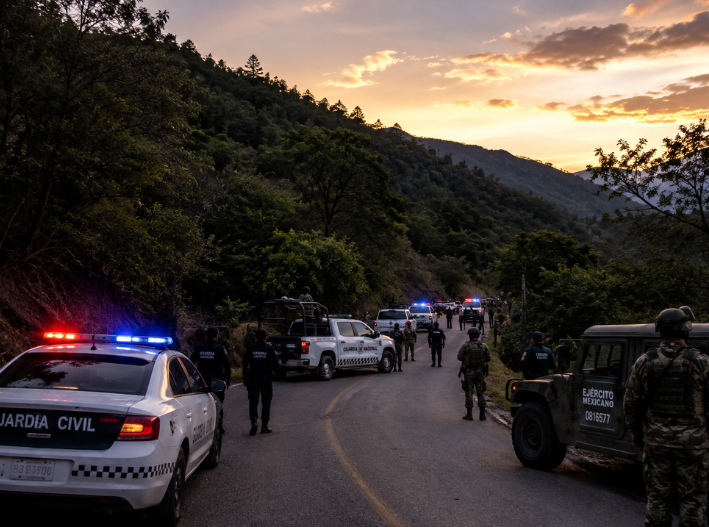 Ataque armado en Michoacán deja cinco policías estatales muertos y cinco heridos
