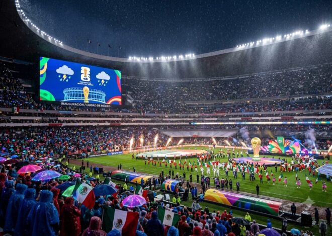 Lluvia amenaza la fiesta inaugural del Mundial 2026