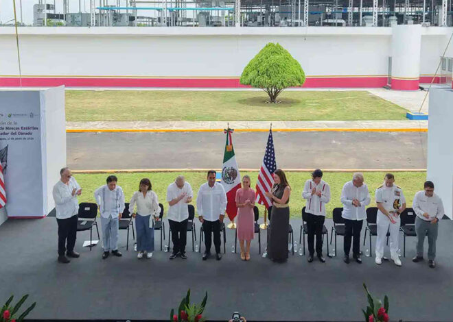 Chiapas estrena planta de moscas contra gusano barrenador