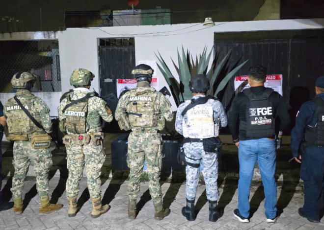 Aseguran 166 kilos de marihuana durante cateo en el fraccionamiento Barrio Maya de Cancún