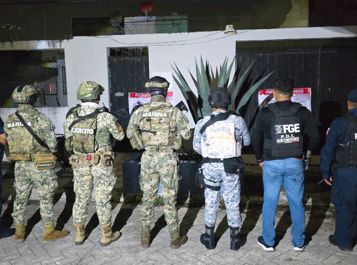 Aseguran 166 kilos de marihuana durante cateo en el fraccionamiento Barrio Maya de Cancún