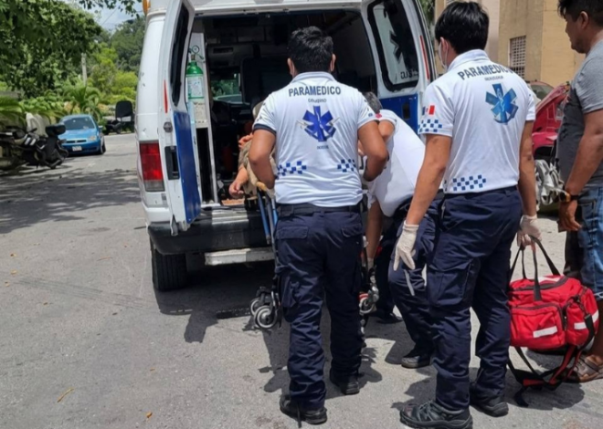 Cae trabajador desde cuarto piso mientras instalaba aire acondicionado en Cancún