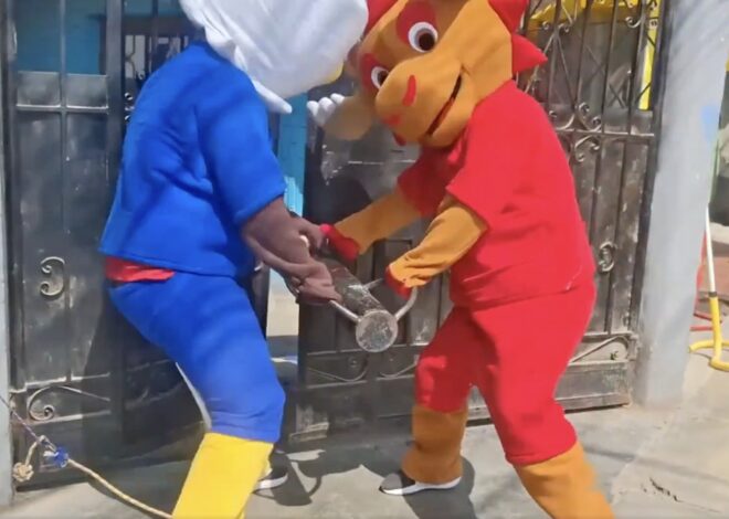 Policías se disfrazan de mascotas del Mundial para capturar a un narco en Perú