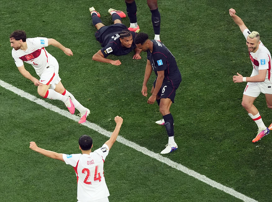 Turquía da el golpe y rompe el invicto de Estados Unidos