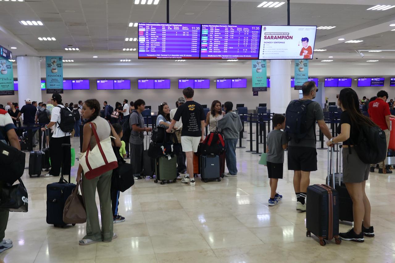 Aseguran metanfetamina en Aeropuerto Internacional de Cancún