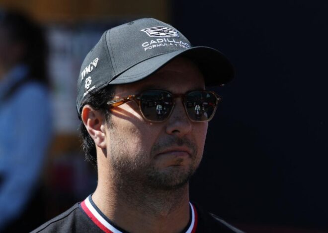 Checo Pérez calienta el México vs Inglaterra
