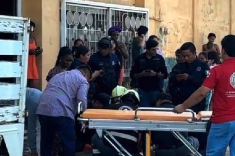 Mujer salta de un segundo piso durante sismo de 7.4 en Chiapas