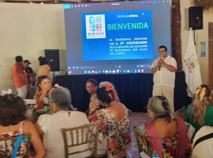 Celebra el Grupo 28 de Julio el 33 Aniversario de la creación de Solidaridad, hoy Playa del Carmen