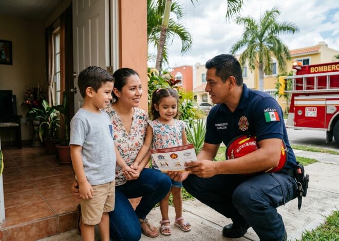 Bomberos de Cancún piden extremar precauciones en el hogar por vacaciones
