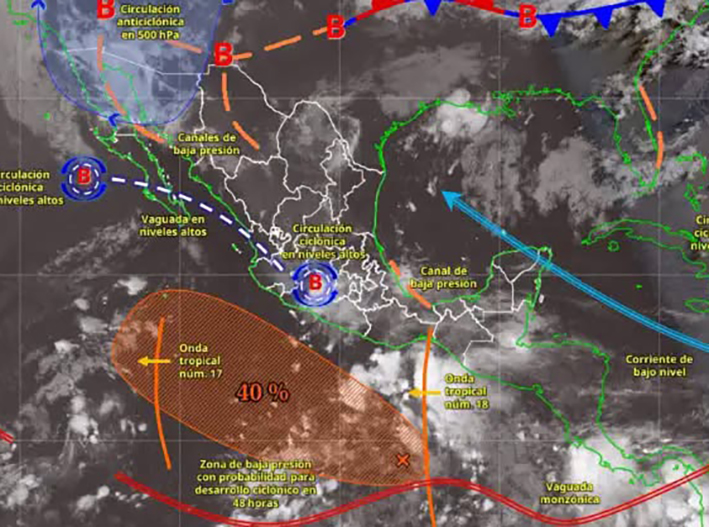Lluvias toman Quintana Roo; el calor no da tregua