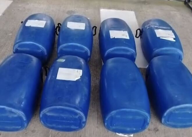 Costa Rica rompe récord: cae el primer cargamento de cocaína líquida en altamar