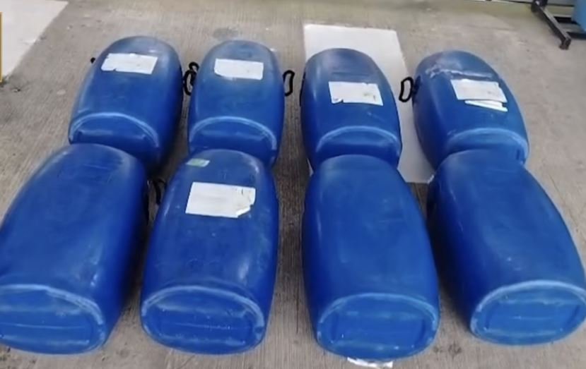Costa Rica rompe récord: cae el primer cargamento de cocaína líquida en altamar
