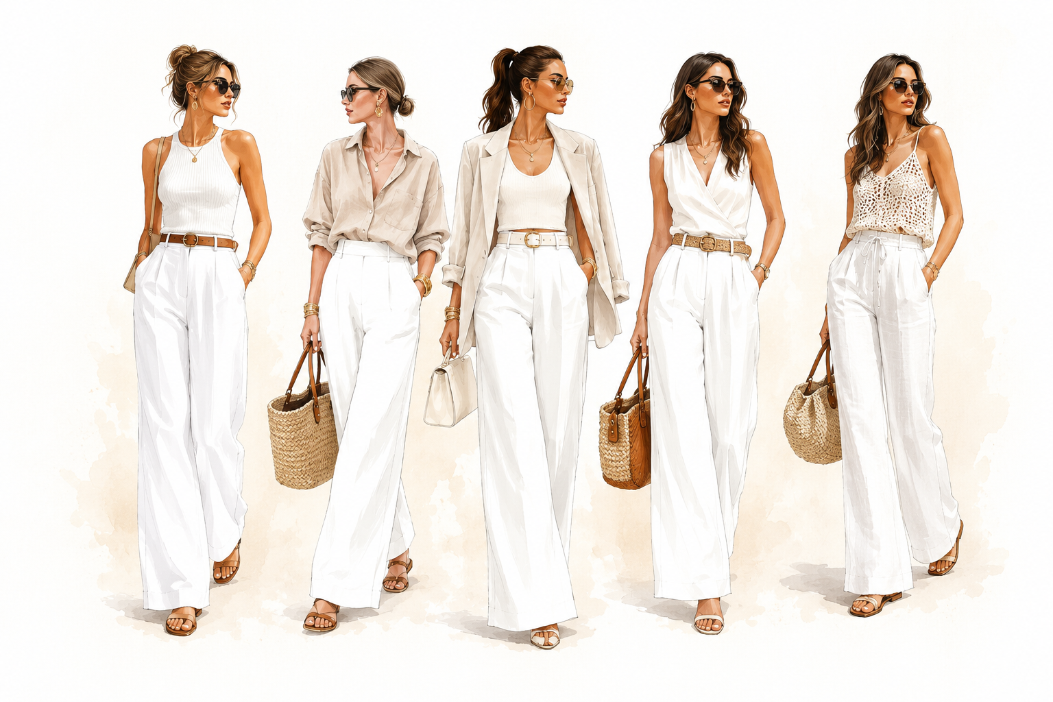 La prenda de la semana: los pantalones blancos vuelven con fuerza y así se llevan este 2026