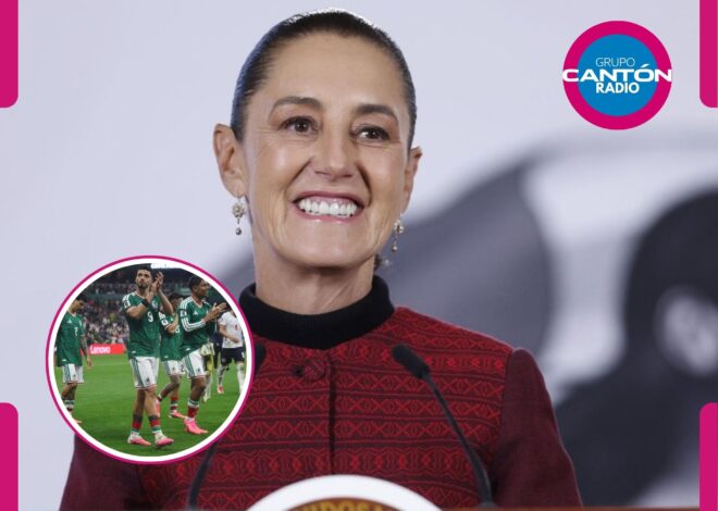 Sheinbaum se rinde ante el Tri: “Jugaron muy bien”