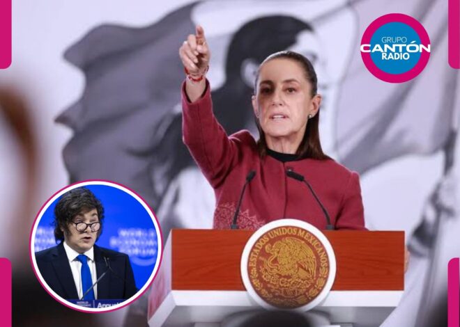 Sheinbaum le pone freno a Milei: niega campaña contra Argentina