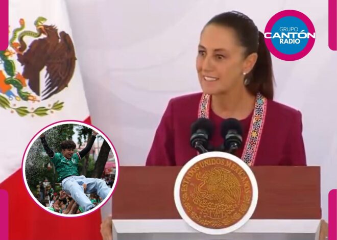 Sheinbaum lanza advertencia: “Si gana México, celebren con responsabilidad”