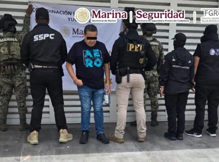 Golpe al crimen en Yucatán: detienen a presunto operador financiero y decomisan bienes