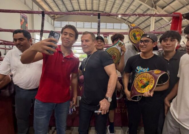 Julio César Chávez inspira a las futuras promesas del boxeo en Yucatán