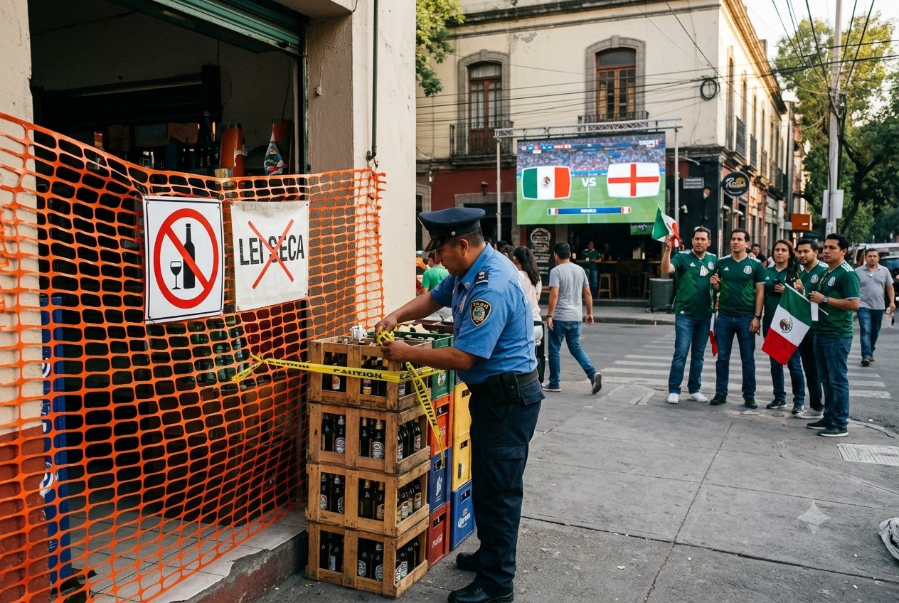 México vs Inglaterra: estas zonas de CDMX tendrán Ley Seca