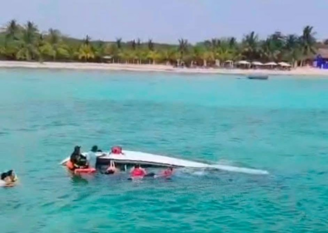 Investiga Semar hundimiento de embarcación en Cozumel
