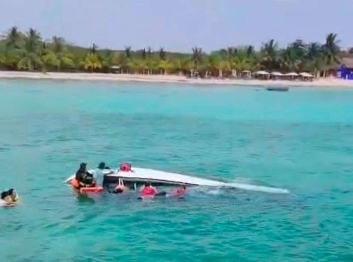 Investiga Semar hundimiento de embarcación en Cozumel