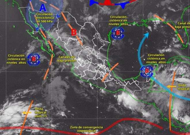 Nueva onda tropical se acerca a Quintana Roo; prevén lluvias fuertes este lunes
