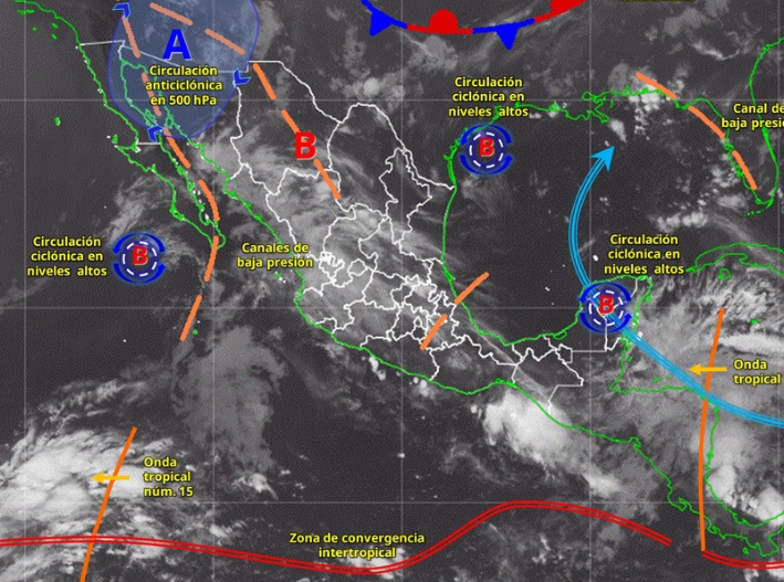 Nueva onda tropical se acerca a Quintana Roo; prevén lluvias fuertes este lunes