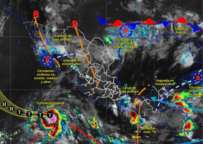 Lluvias fuertes y rachas de viento afectarán el sur de Quintana Roo