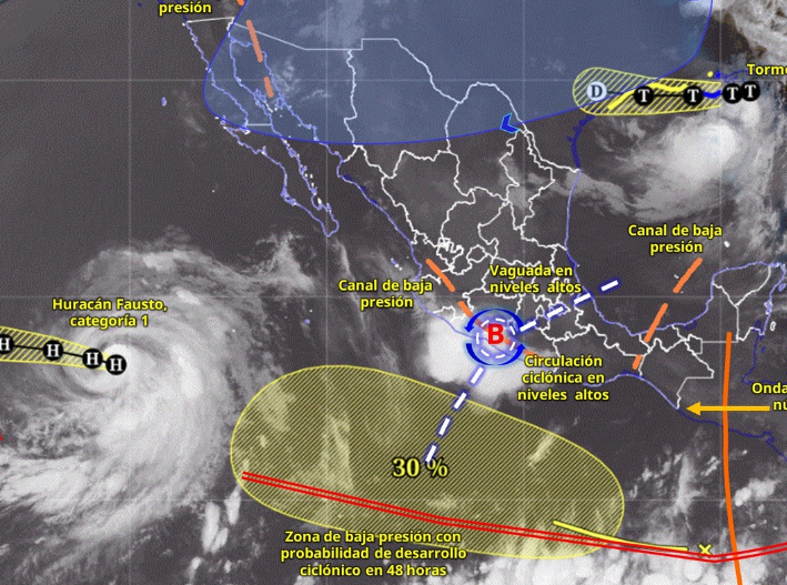 Prevén lluvias y chubascos en Quintana Roo este miércoles; seguirá el calor