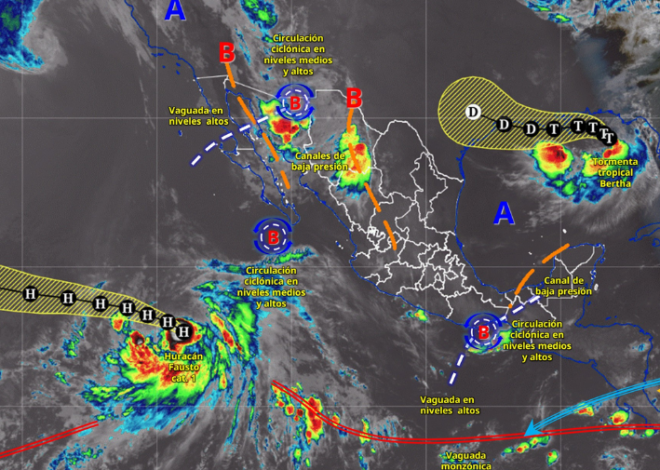 Prevén lluvias y fuertes rachas de viento para este martes en Quintana Roo