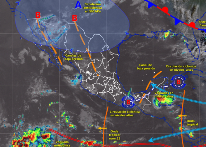 Lluvias fuertes y rachas de viento afectarán a Quintana Roo este viernes