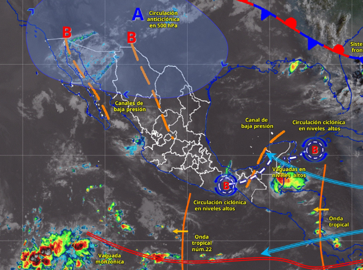 Lluvias fuertes y rachas de viento afectarán a Quintana Roo este viernes