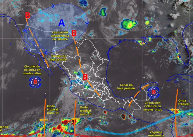 Nueva onda tropical se acerca a Quintana Roo; prevén fuertes lluvias