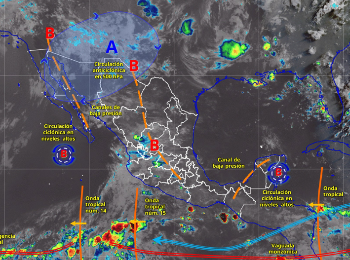 Nueva onda tropical se acerca a Quintana Roo; prevén fuertes lluvias