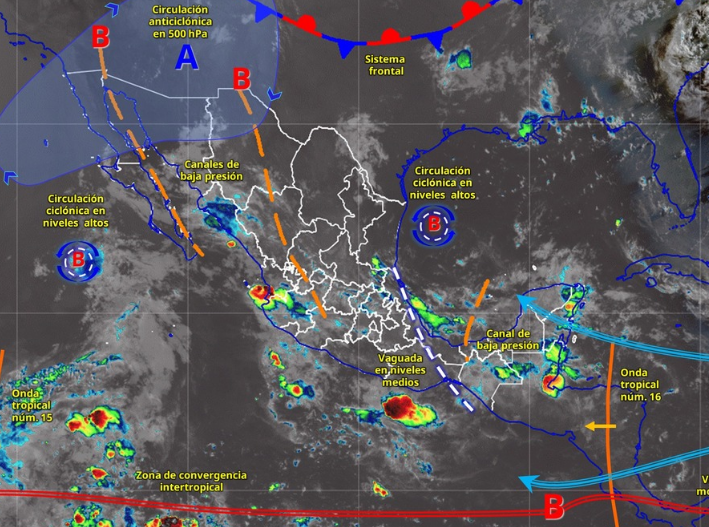 Clima en Quintana Roo: lluvias fuertes y calor de hasta 40 grados este martes
