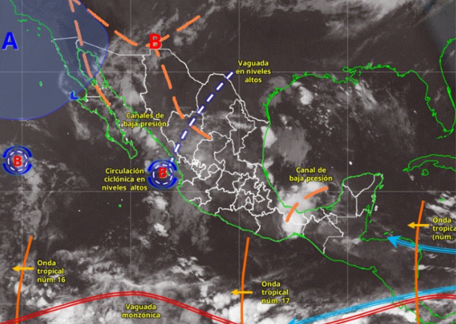 Nueva onda tropical provocará lluvias fuertes en Quintana Roo este viernes