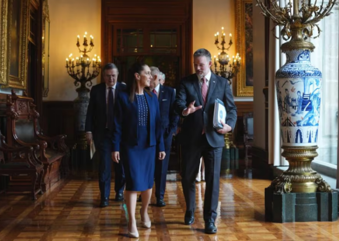 Sheinbaum defiende intereses de México en reunión sobre el T-MEC