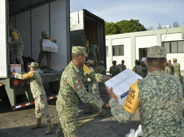 Sedena traslada 28 toneladas de ayuda humanitaria a Venezuela