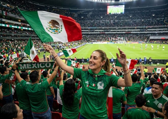 Sheinbaum se pone la verde: “¡Con todo contra Inglaterra!”