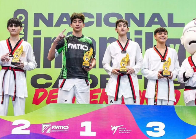 Quintana Roo reparte patadas de oro en el Nacional de Taekwondo