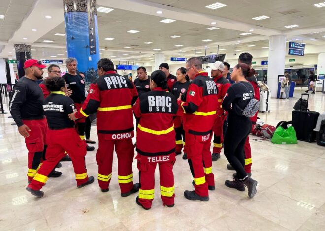 Brigada de Cancún intensifica búsqueda de supervivientes en Venezuela