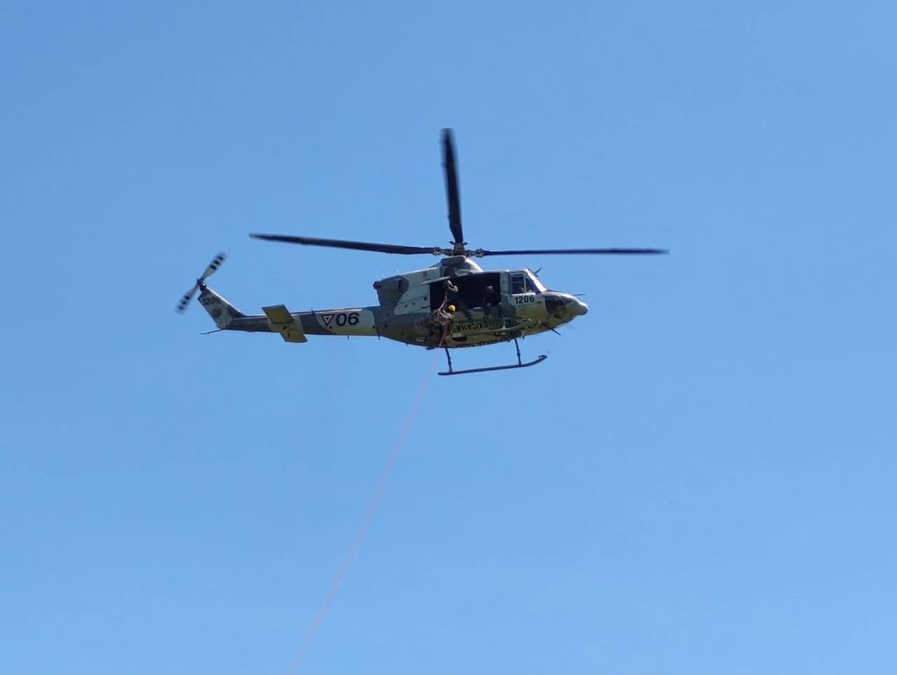 Alerta en Chetumal por sobrevuelos de helicóptero militar