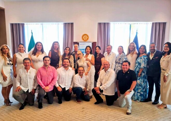 Verónica Acacio asume la Presidencia del Club Rotario Cancún Conmemorativo para el período 2026-2027