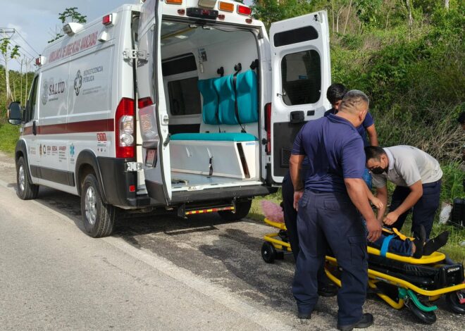 La Curva del Ceibo volvió a ser escenario de un accidente en José María Morelos