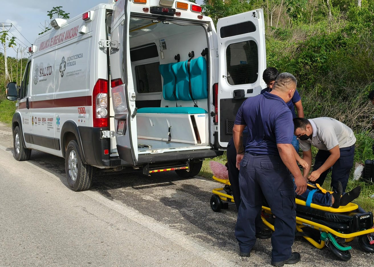 La Curva del Ceibo volvió a ser escenario de un accidente en José María Morelos