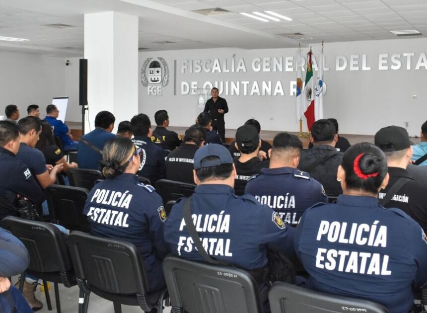 Imparte FGE Quintana Roo capacitación a 254 elementos del Grupo Interinstitucional