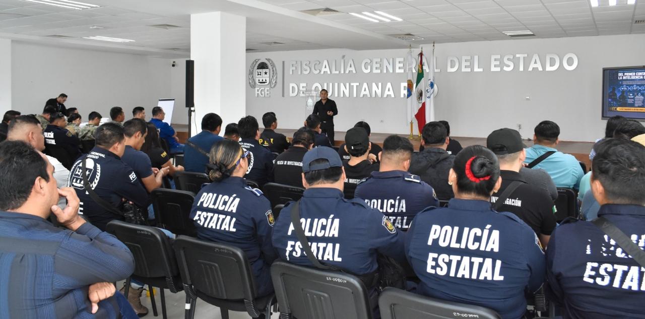 Imparte FGE Quintana Roo capacitación a 254 elementos del Grupo Interinstitucional