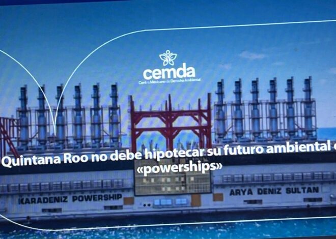 ONGs y Greenpeace alertan por riesgo ambiental de powerships en Quintana Roo