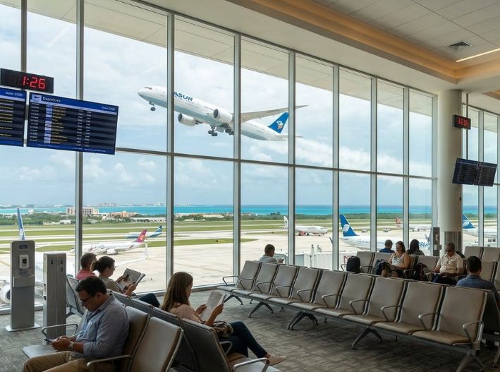 Cae 5.8% el tráfico de pasajeros en ASUR durante junio; Cancún arrastra la baja