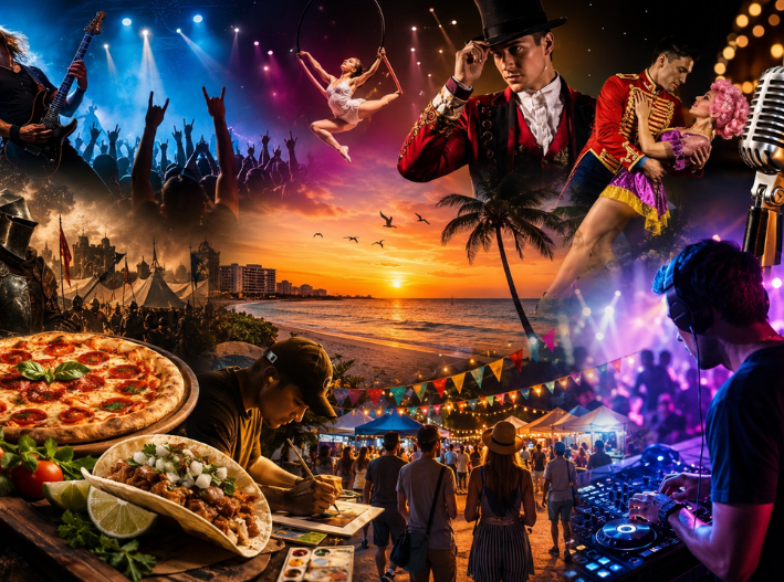 ¿Sin planes? Cancún tendrá un fin de semana lleno de conciertos, teatro, festivales y bazares